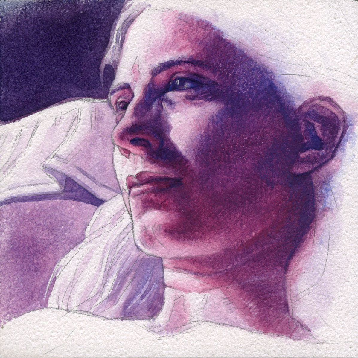 Courtny - Gouache Study
