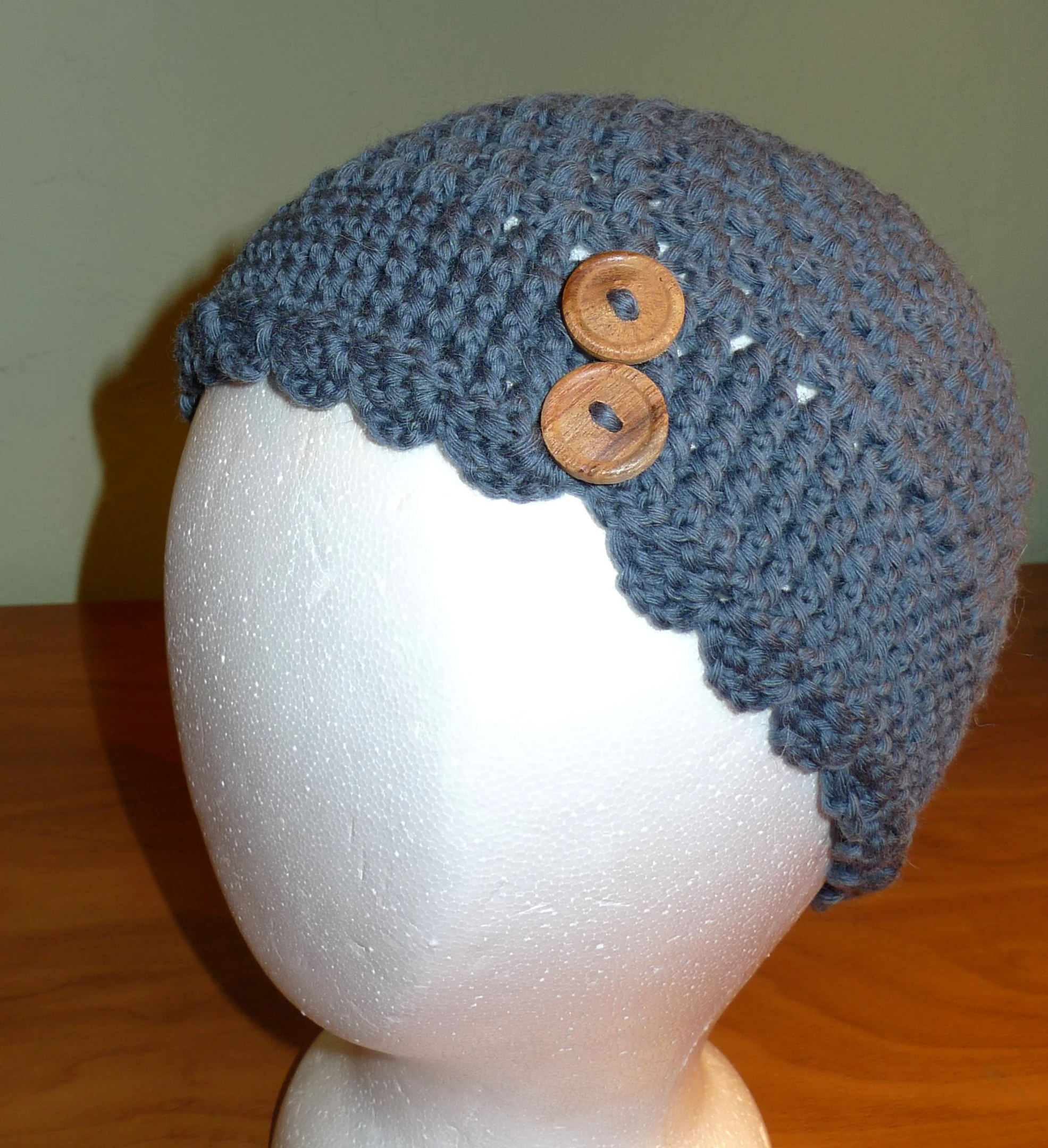 Blue Crochet Hat