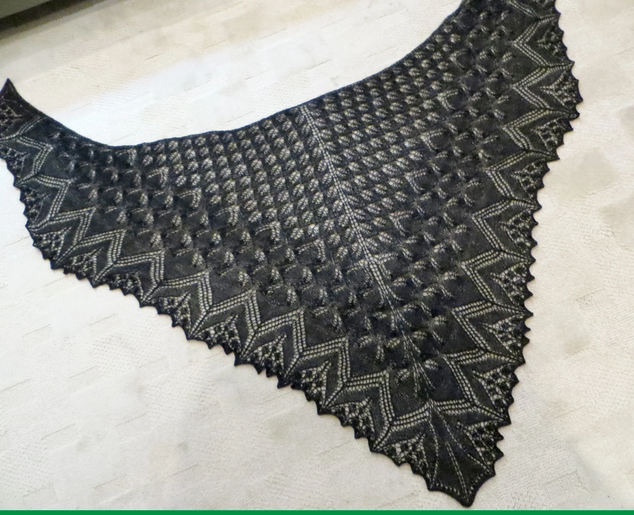 Black Beaded Shawl