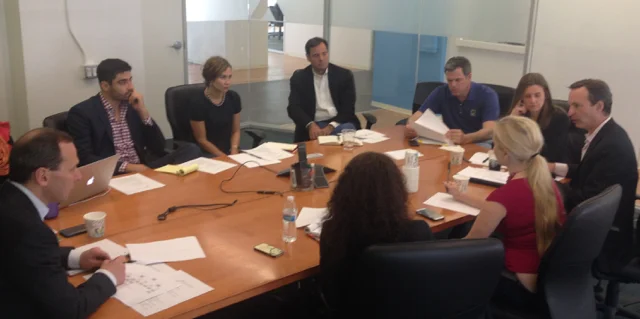 A Junto Mentor Team meeting from Junto II