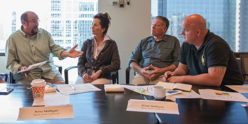 The GetMaineLobster team during the JuntoClass on Building a Sales Team