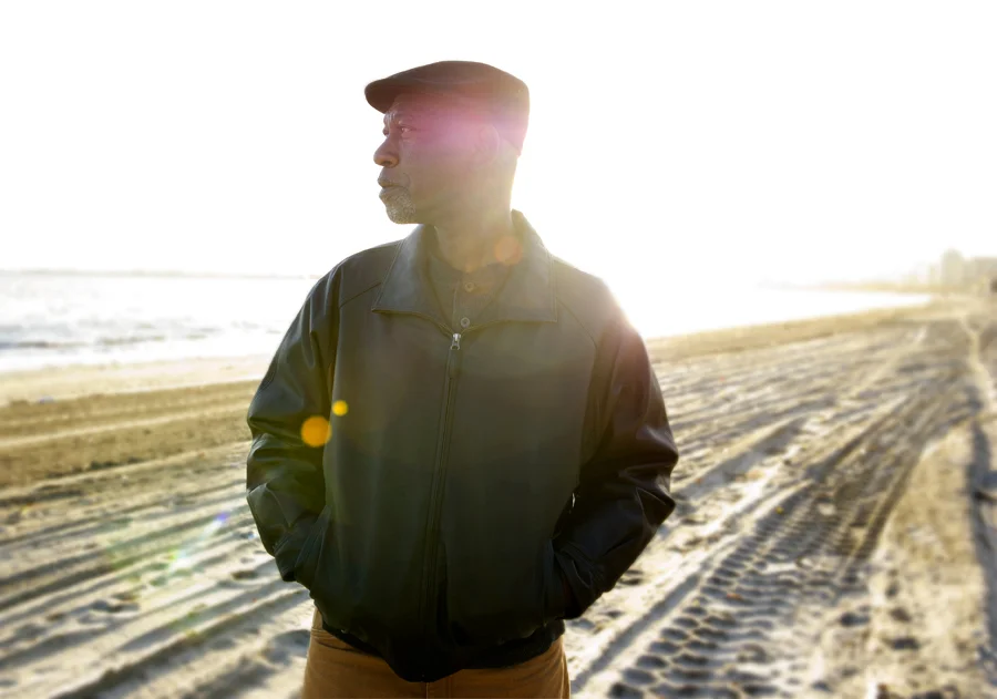 Sun on his back, looking into his past. More dialysis veterans.