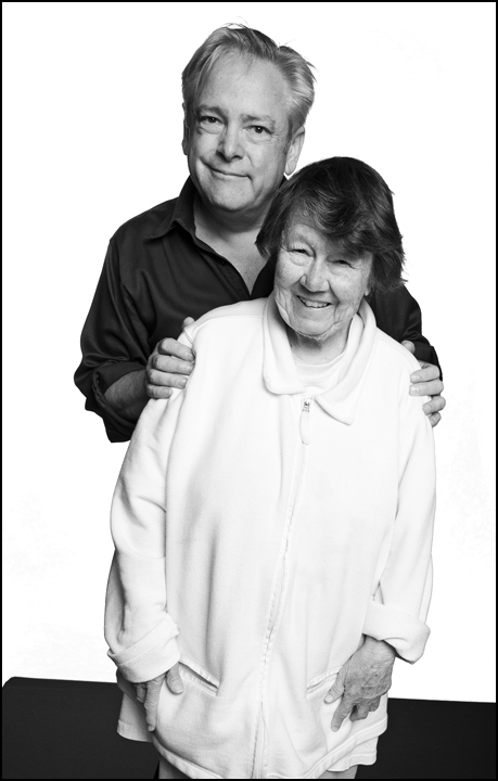 Enjoying a moment with Sandra.