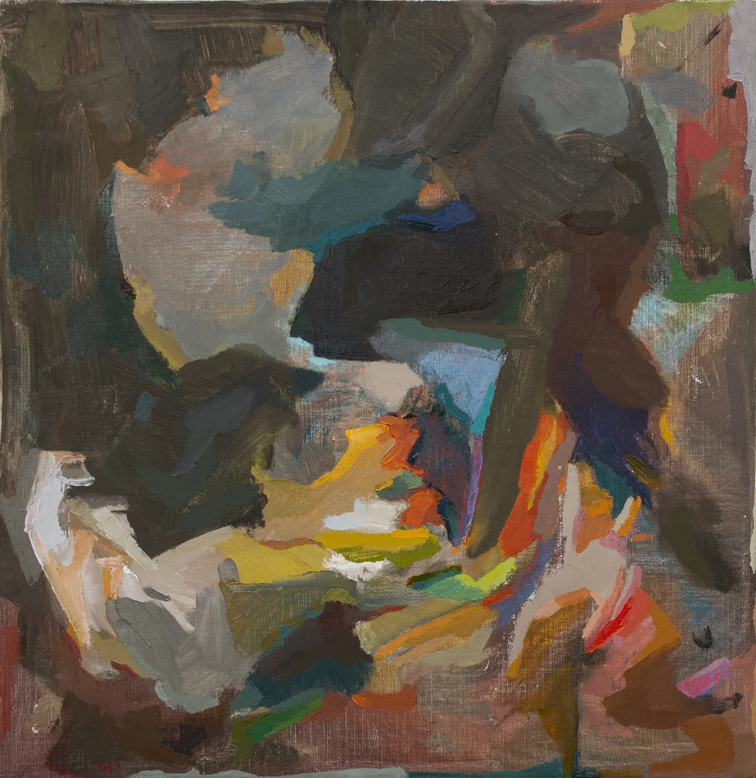 Untitled , Oil on linen, 22 1/16 inches x 22 1/16 inches