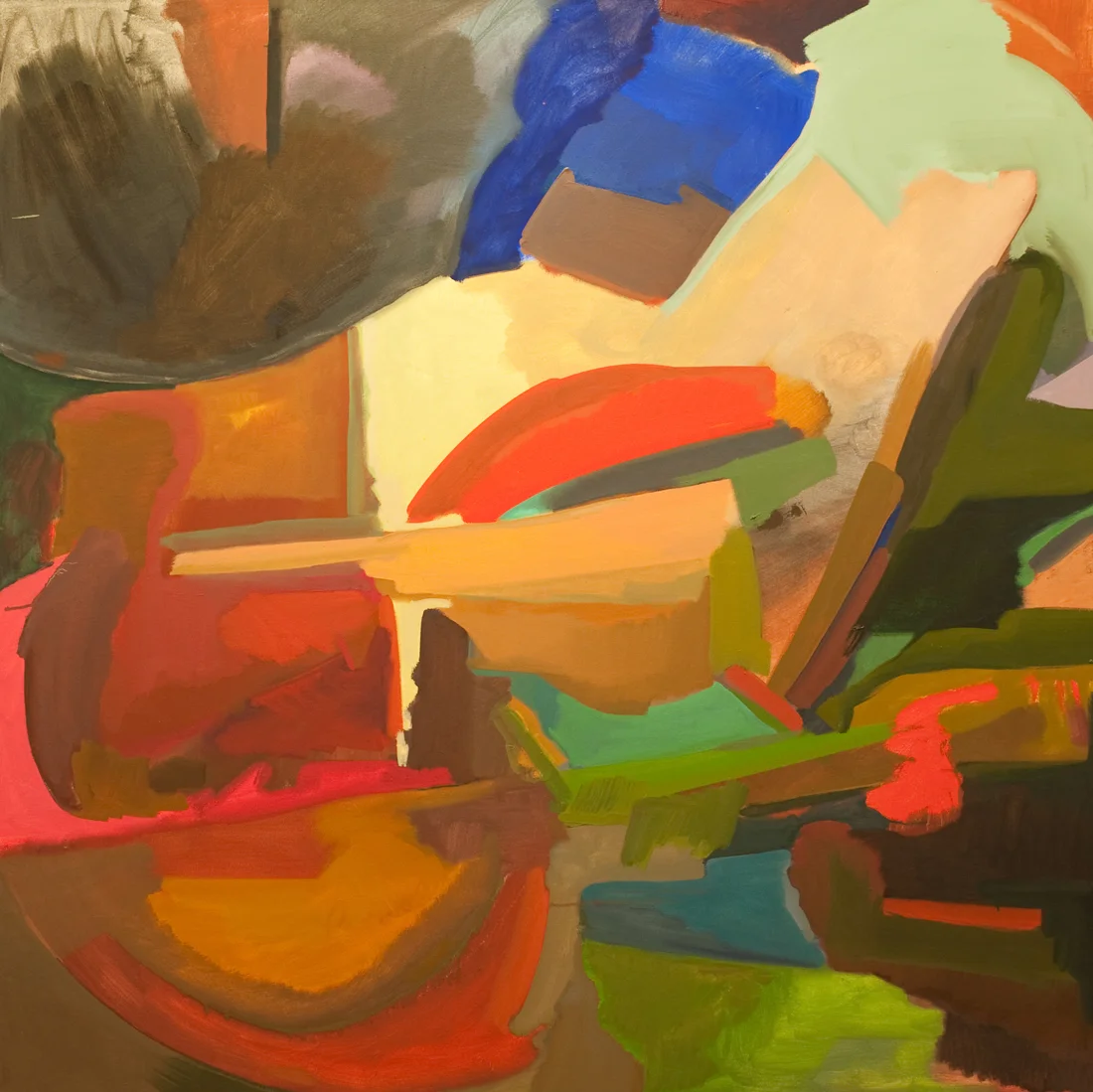 U ntitled , Oil on canvas, 72 inches x 72 inches
