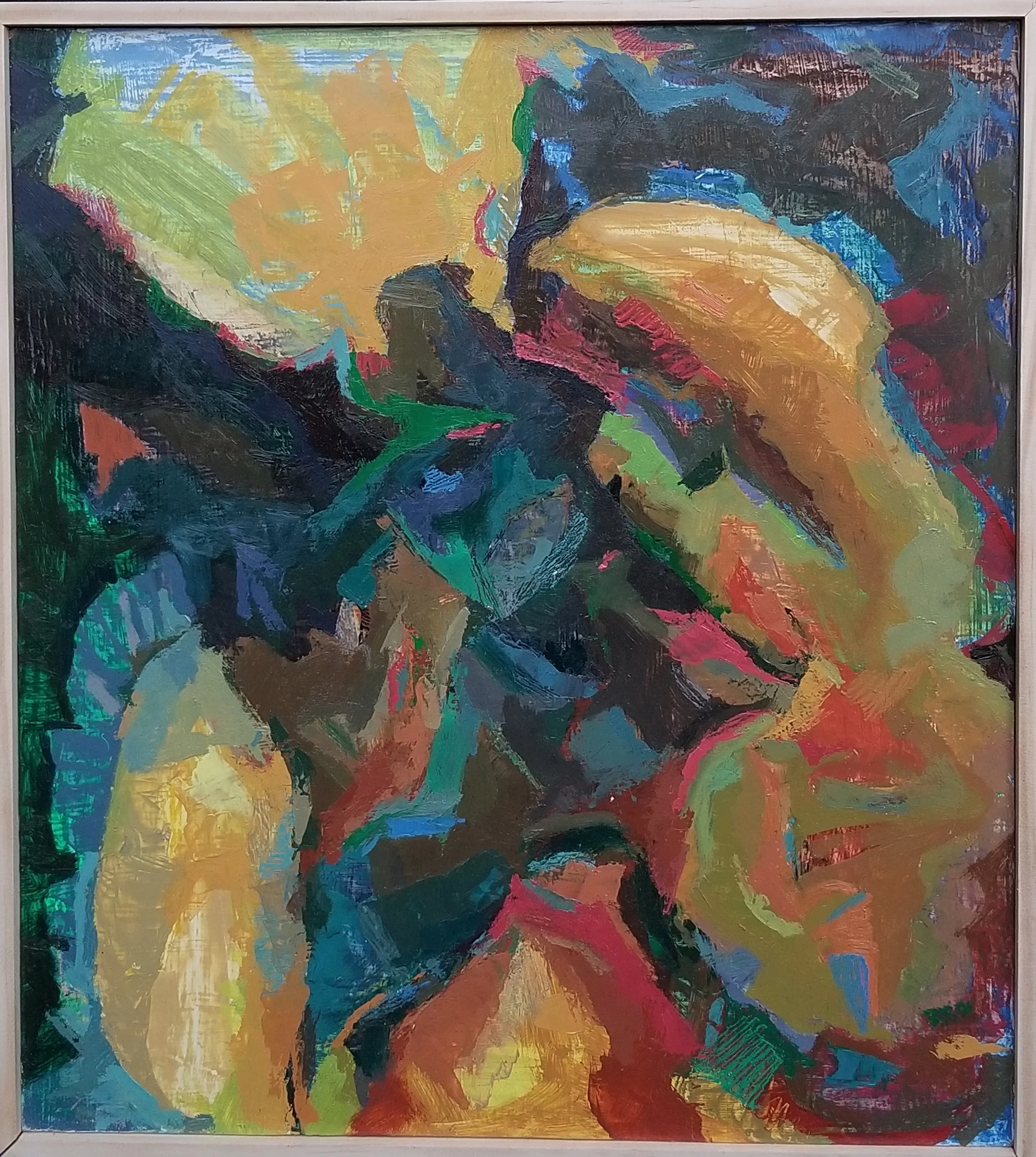 Rocket Belch , 16” x 15”, oil on panel, 2015