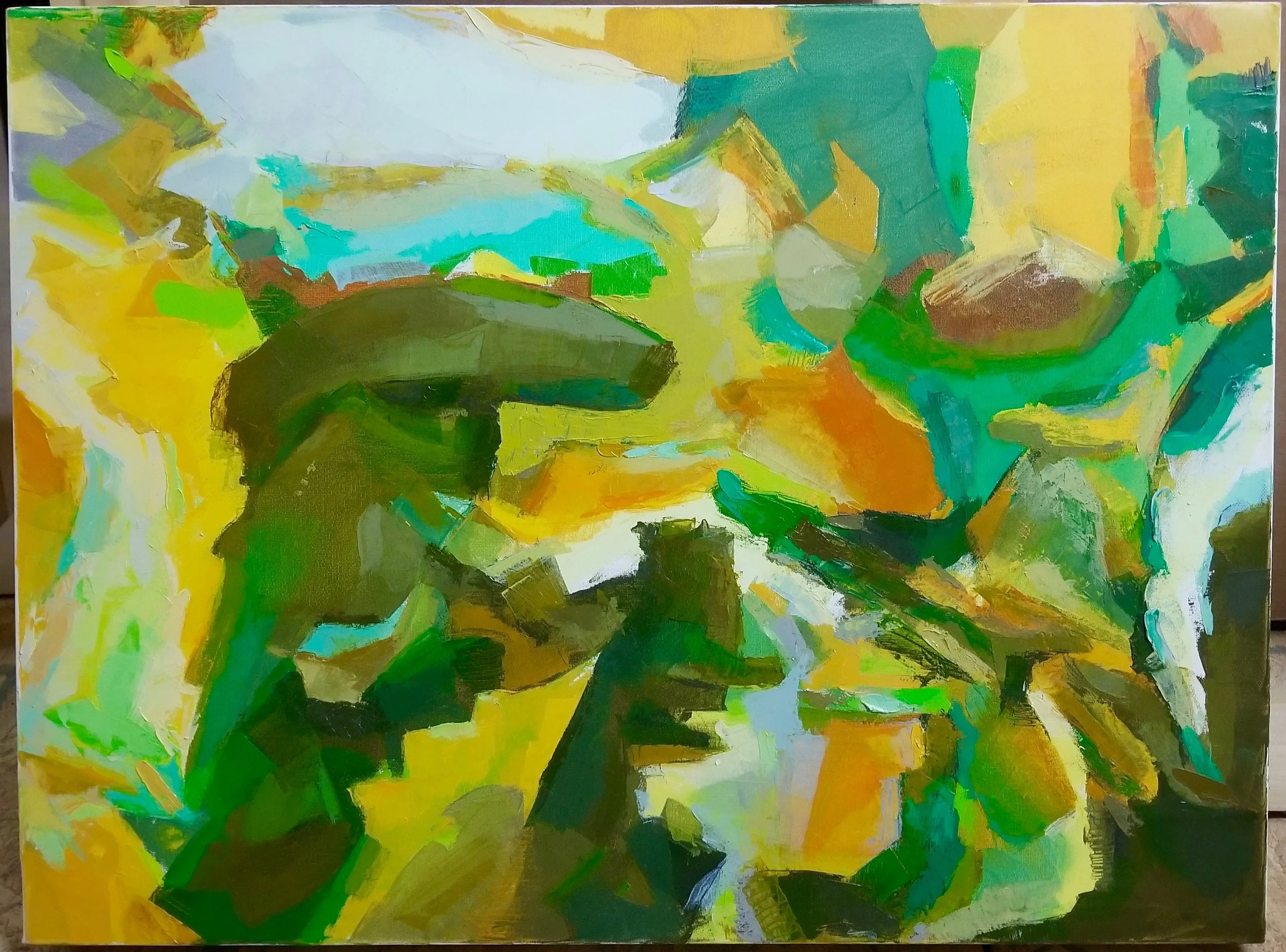 Angel Destroyer , 14” x 16”, oil on polyester, 2013