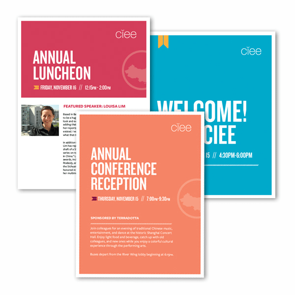 Shanghai, China Conference Signage