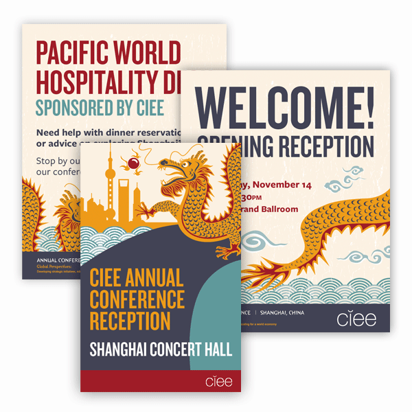 Shanghai, China Conference Signage