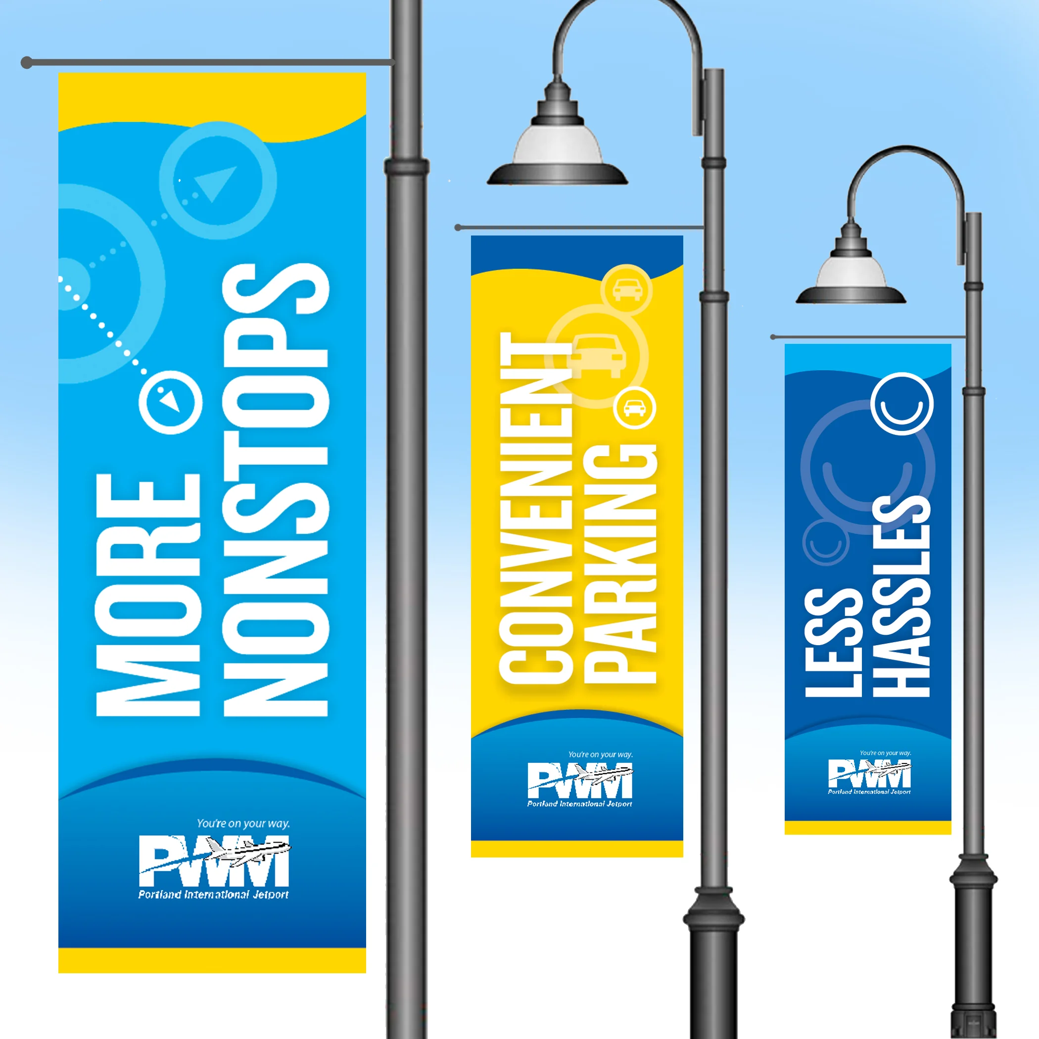 Airport Road Banners