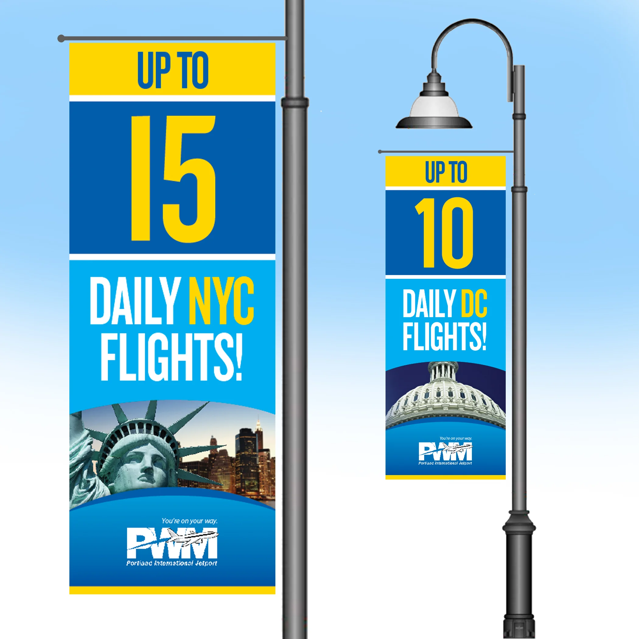 Airport Road Banners