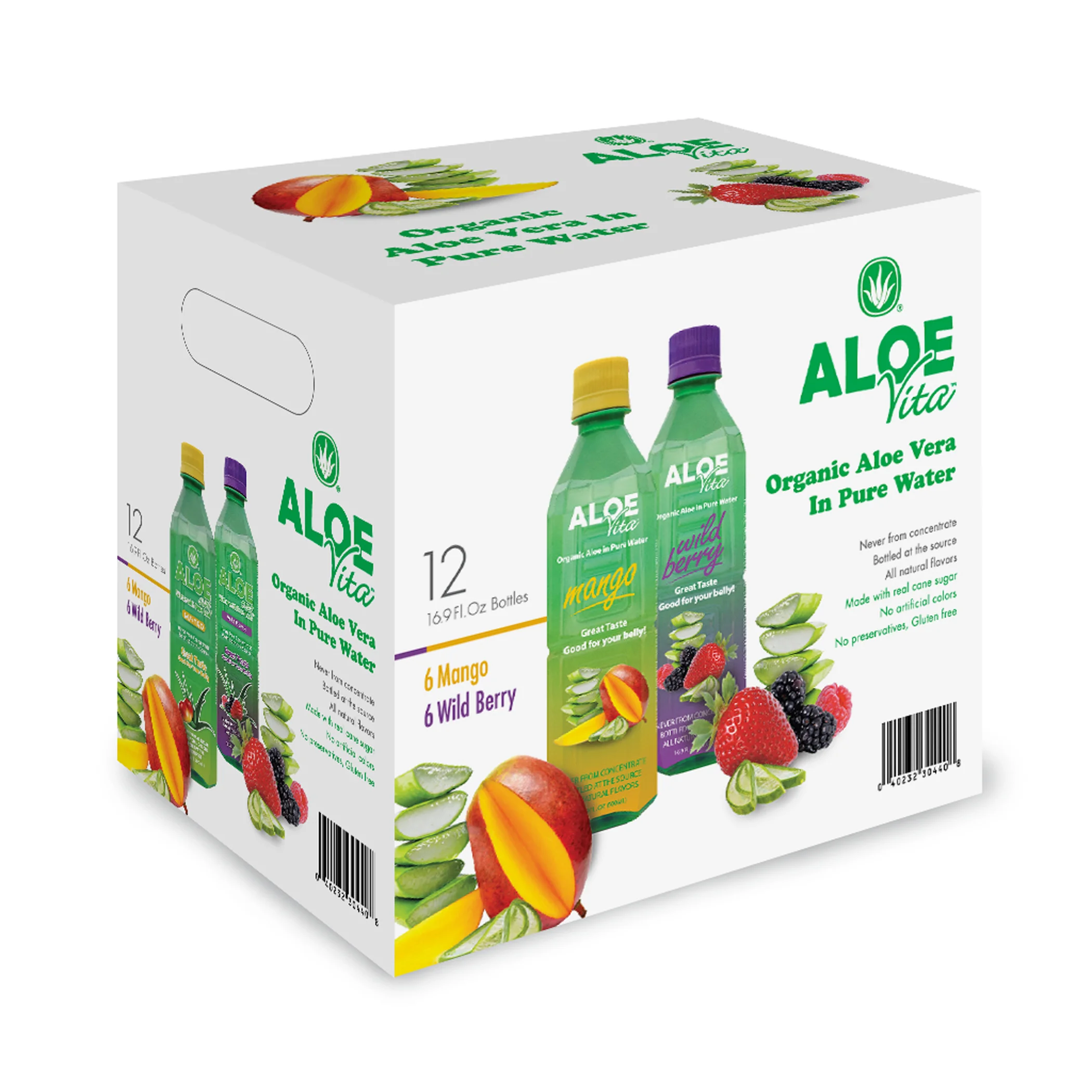 AloeVita 12 Pk WildBerry/Mango Box