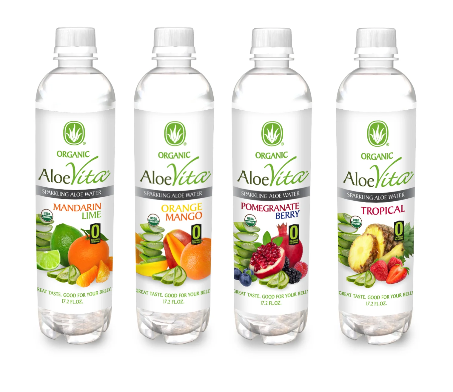 AloeVita 17oz Sparkling Water Bottles