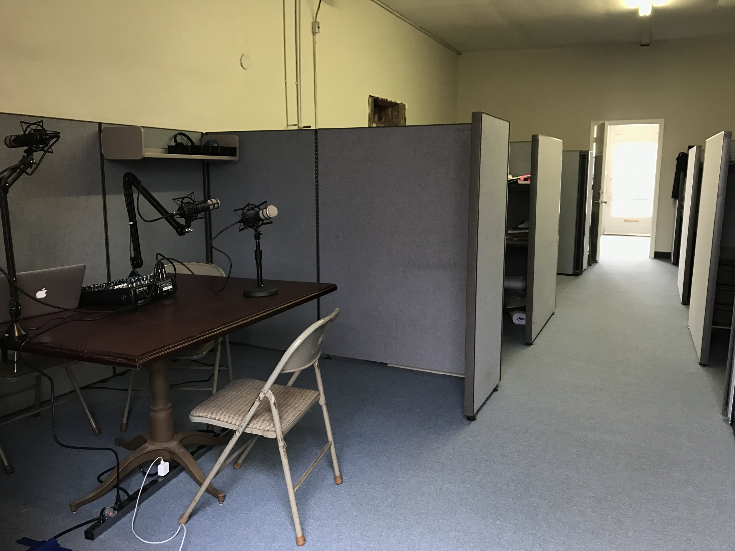 Podcast. Studio. 
