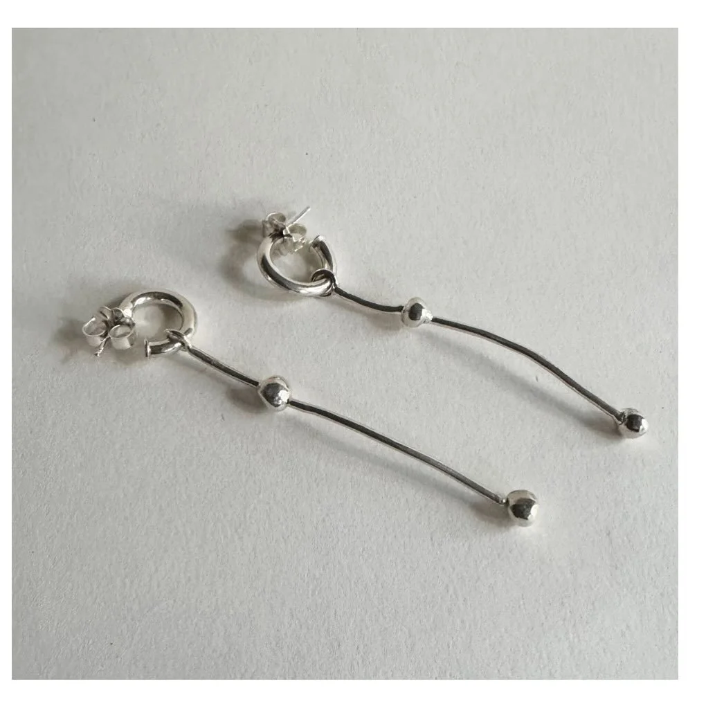 MINK Earrings &bull; new &bull; offered in sterling silver or 18k gold vermeil