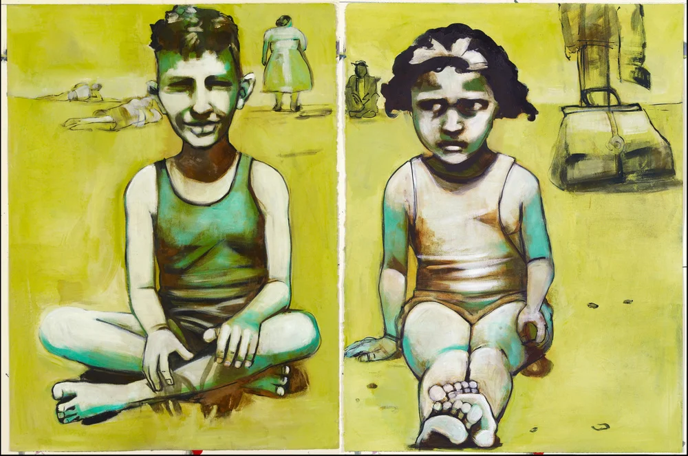 Boy and Girl at the Beach, 2008