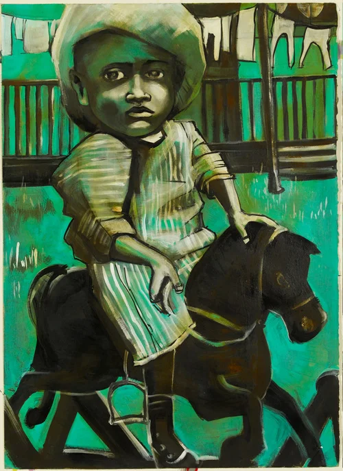 Rocking Horse and Laundry Line, 2008