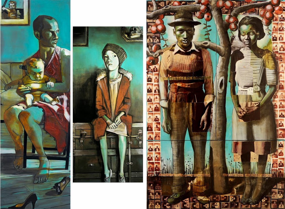 From left to right: Madonna and Child; Sue, Farmer's Daughter; Adam & Eve, Greene County, AL.