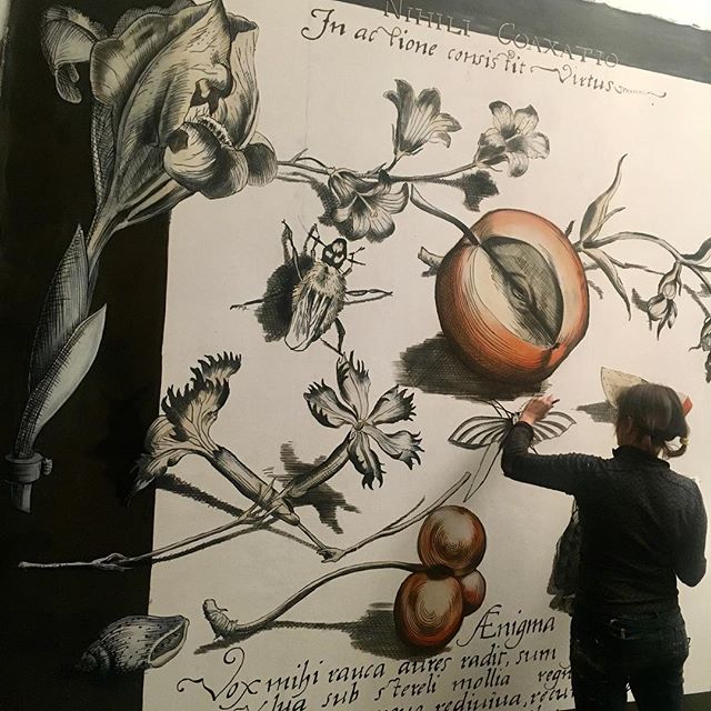 Eva is burning the midnight oil with me!