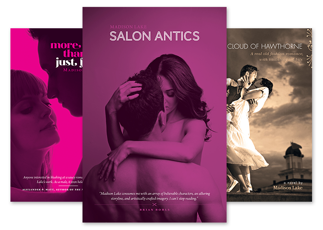 Author Madison Lake talks about romantica and the experience of  self-publishing a book series.