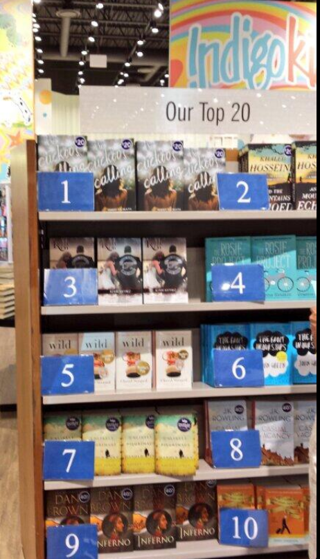 Kerri On became a Bestseller at Chapters Book Store