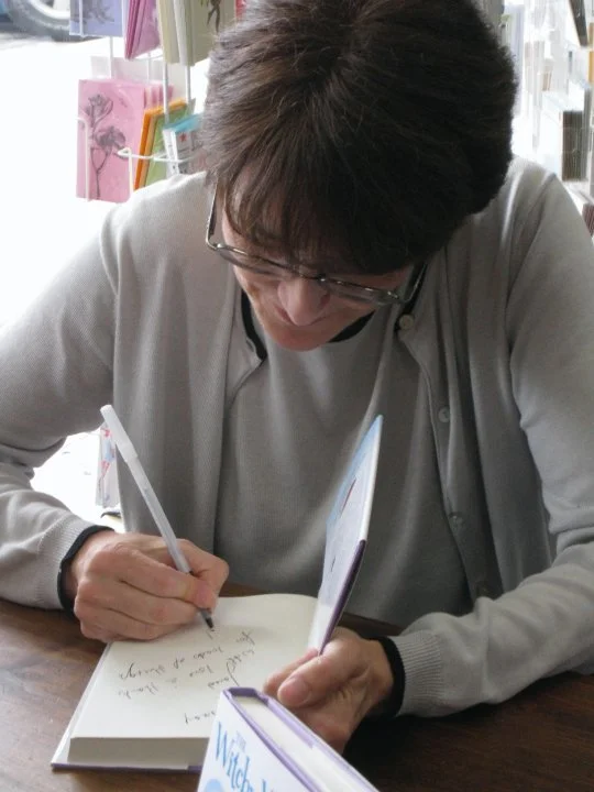 Rhonda Hayter at a book signing