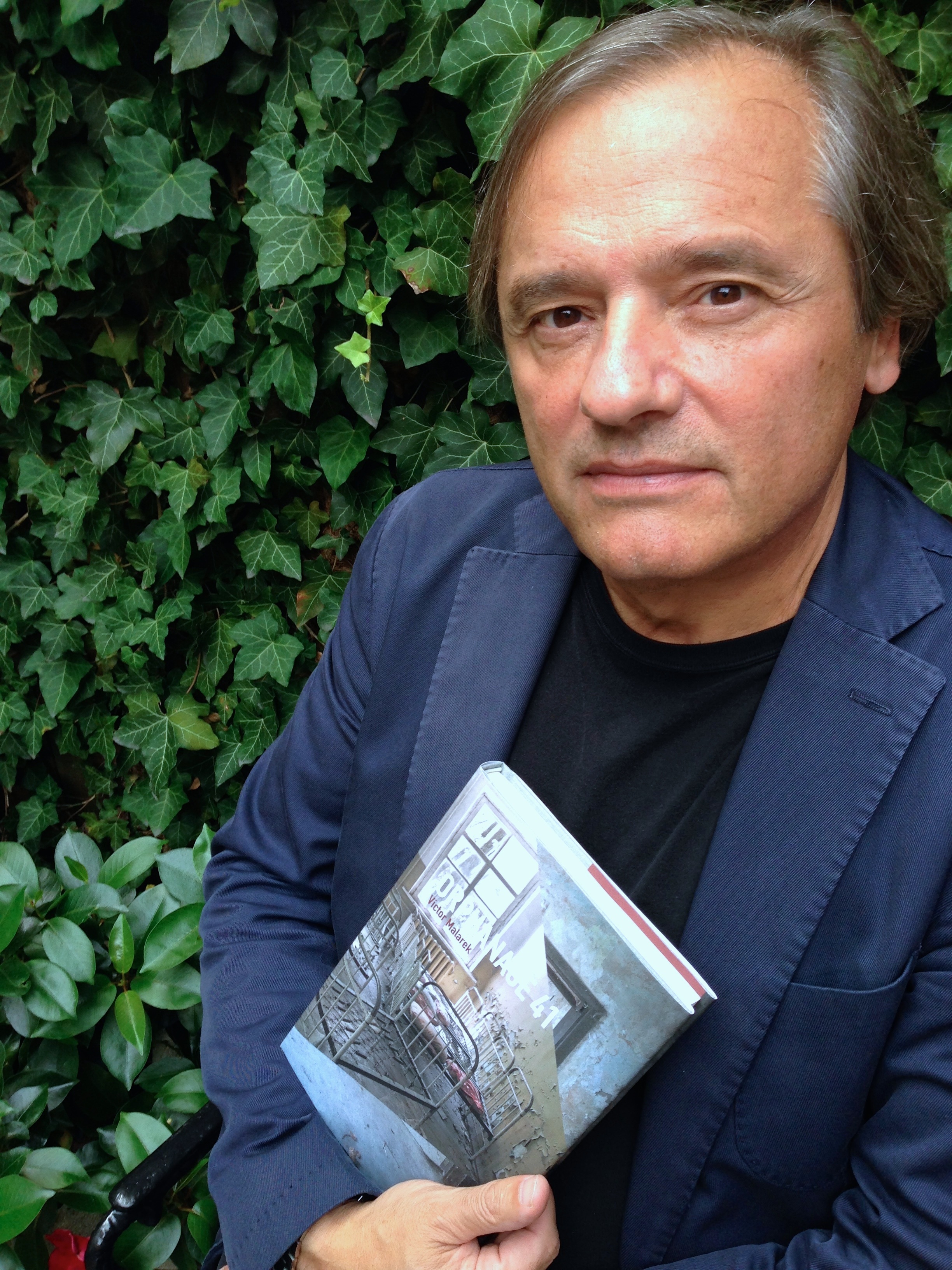Victor Malarek with his new book Orphanage 41