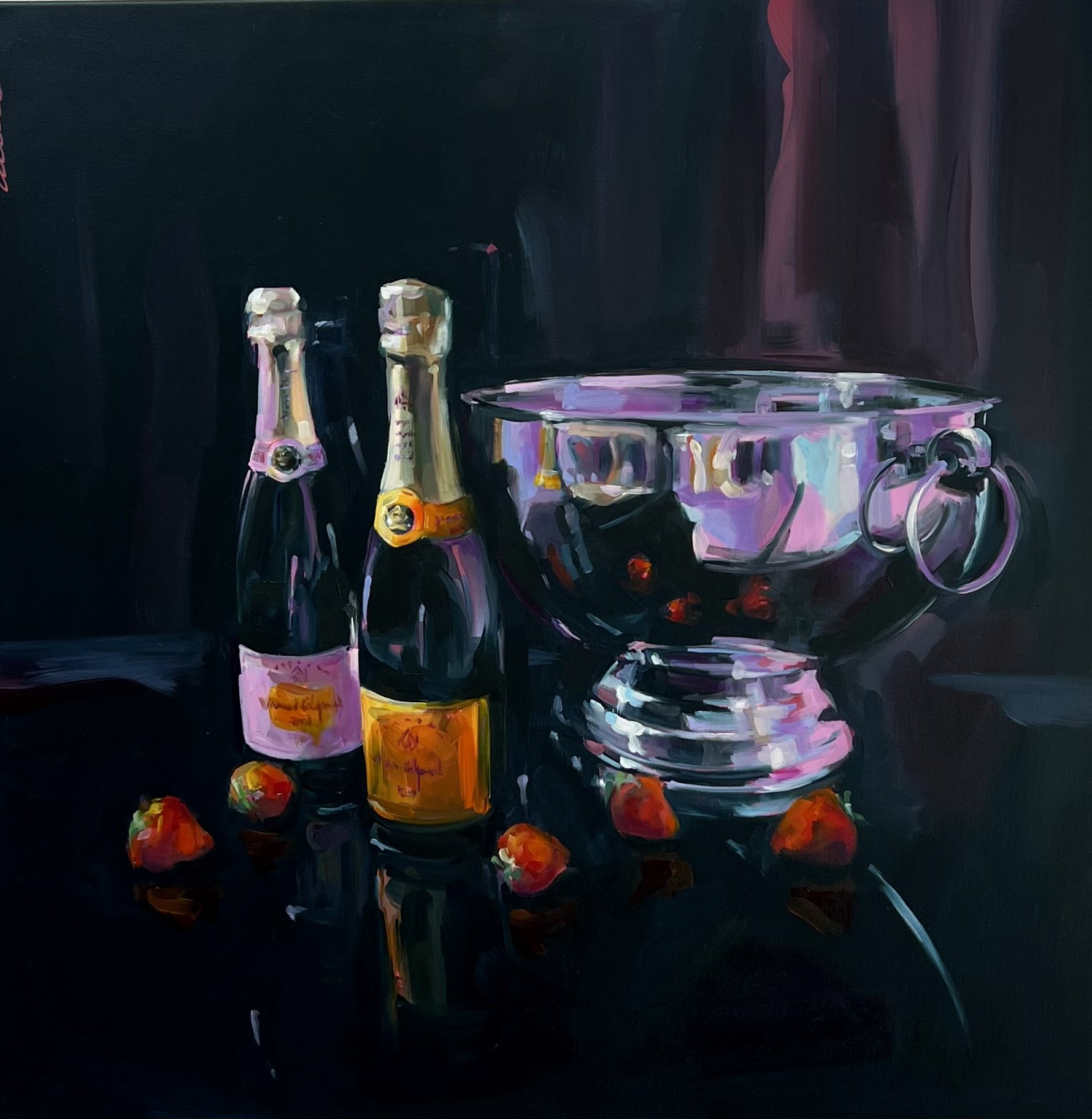 Oil  :  80cm x 80cm  :  £3250