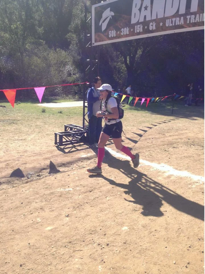 I cringe when I see this-- gotta get those biomechanics worked out: forward lean, girl, forward lean!