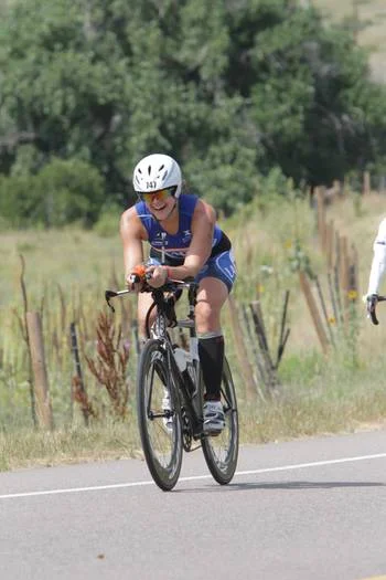 Smiling because I'm crushing a 30+ mph average on this section