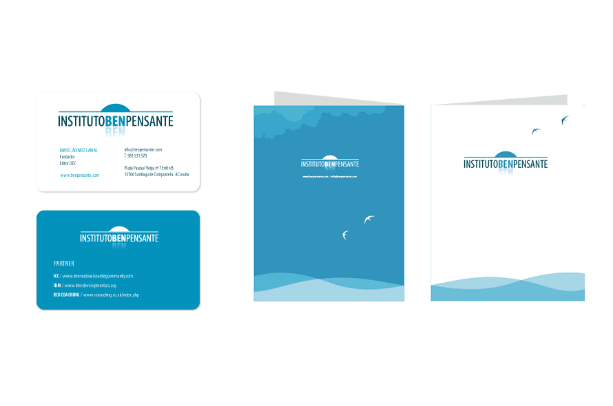 www.benpensante.com / Coaching. Diseño de marca y aplicaciones.