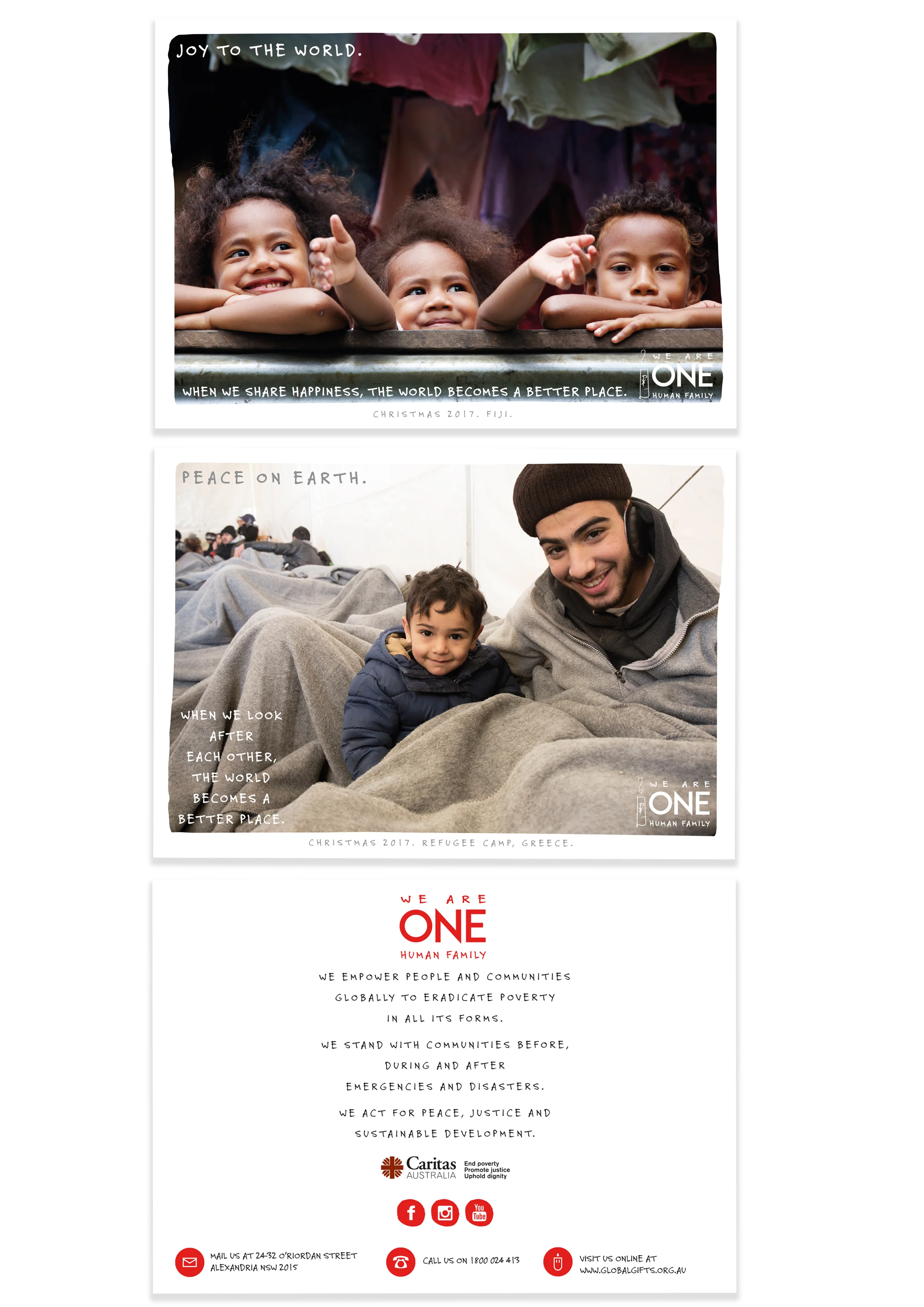 2017 christmas cards caritas