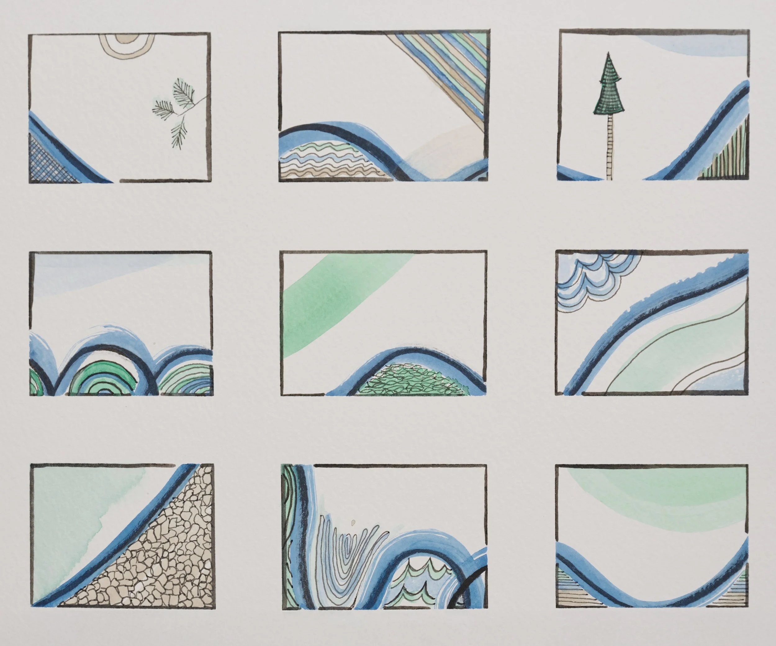 Untitled "Doodles" | Land + Sea