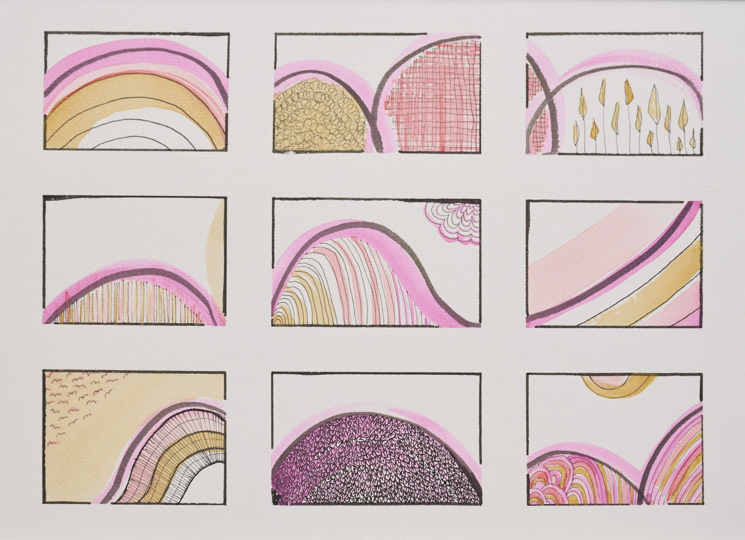 Untitled "Doodles" | Pink Summer