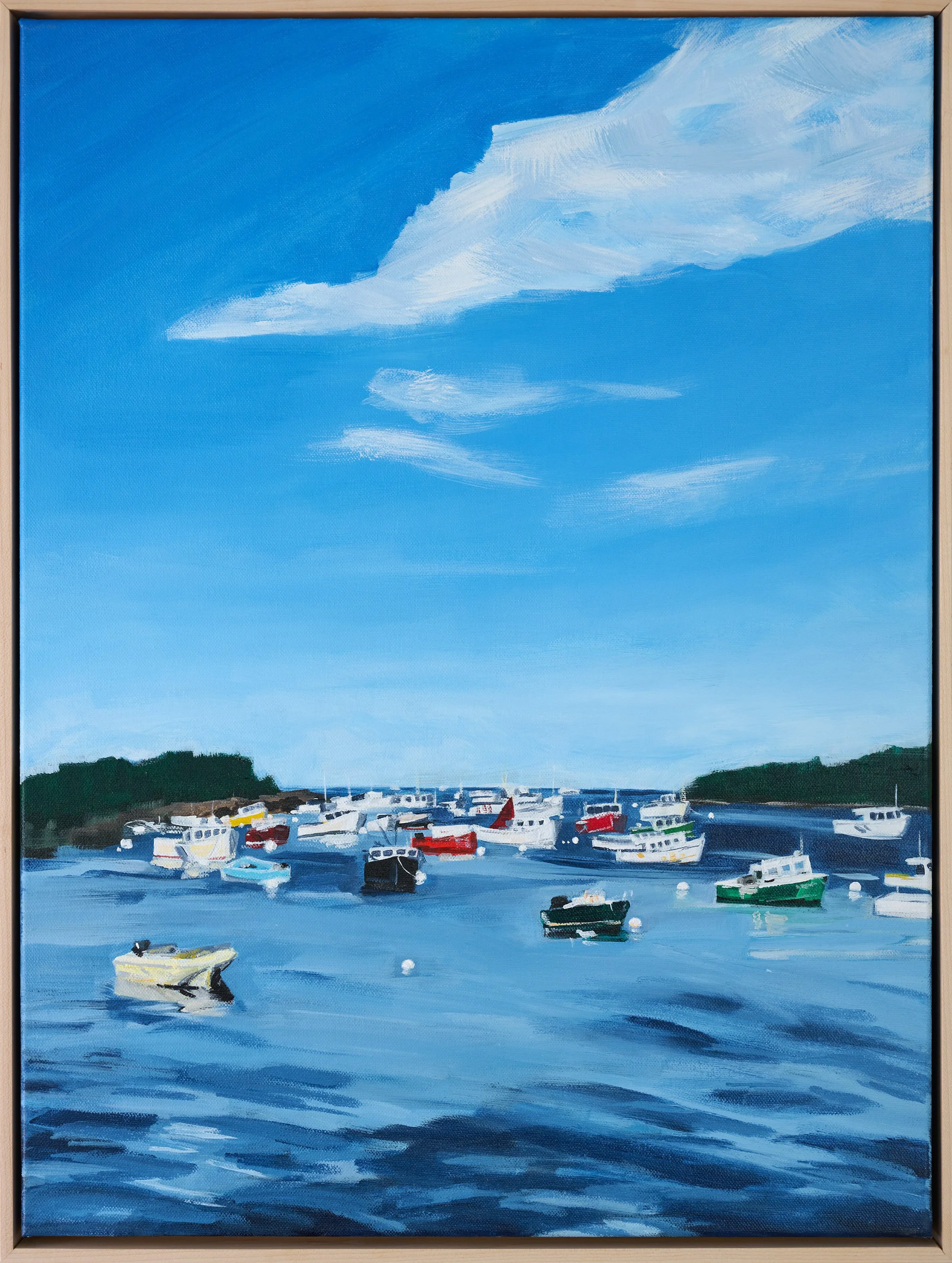 Stonington Harbor Boats