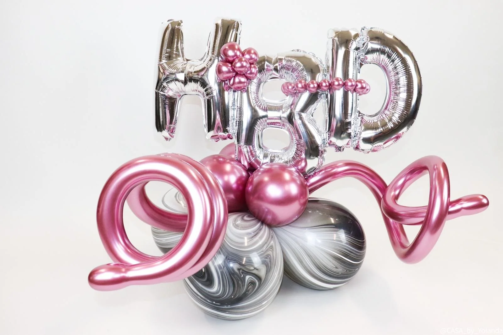 HBD balloon arrangement