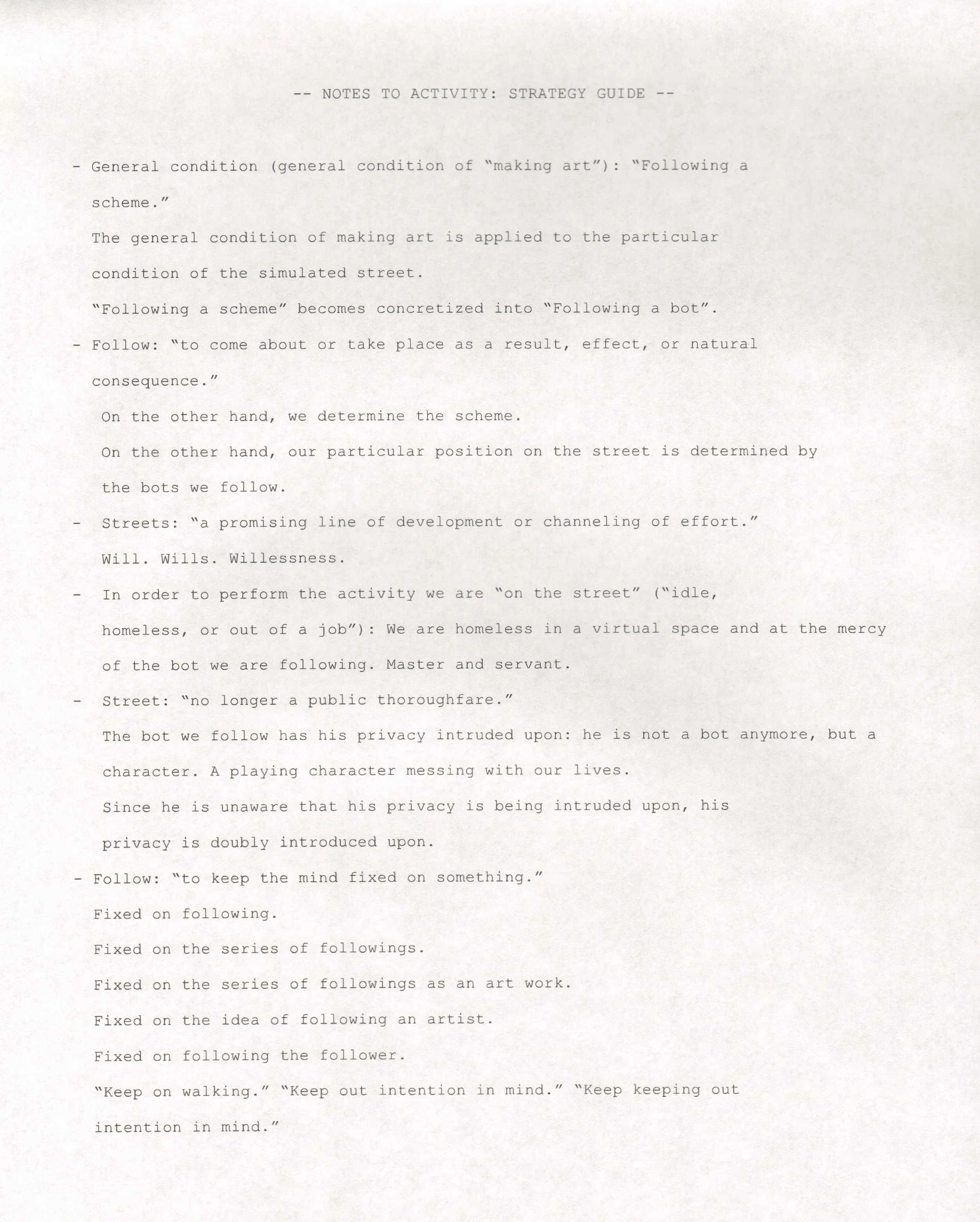 Strategy Guide