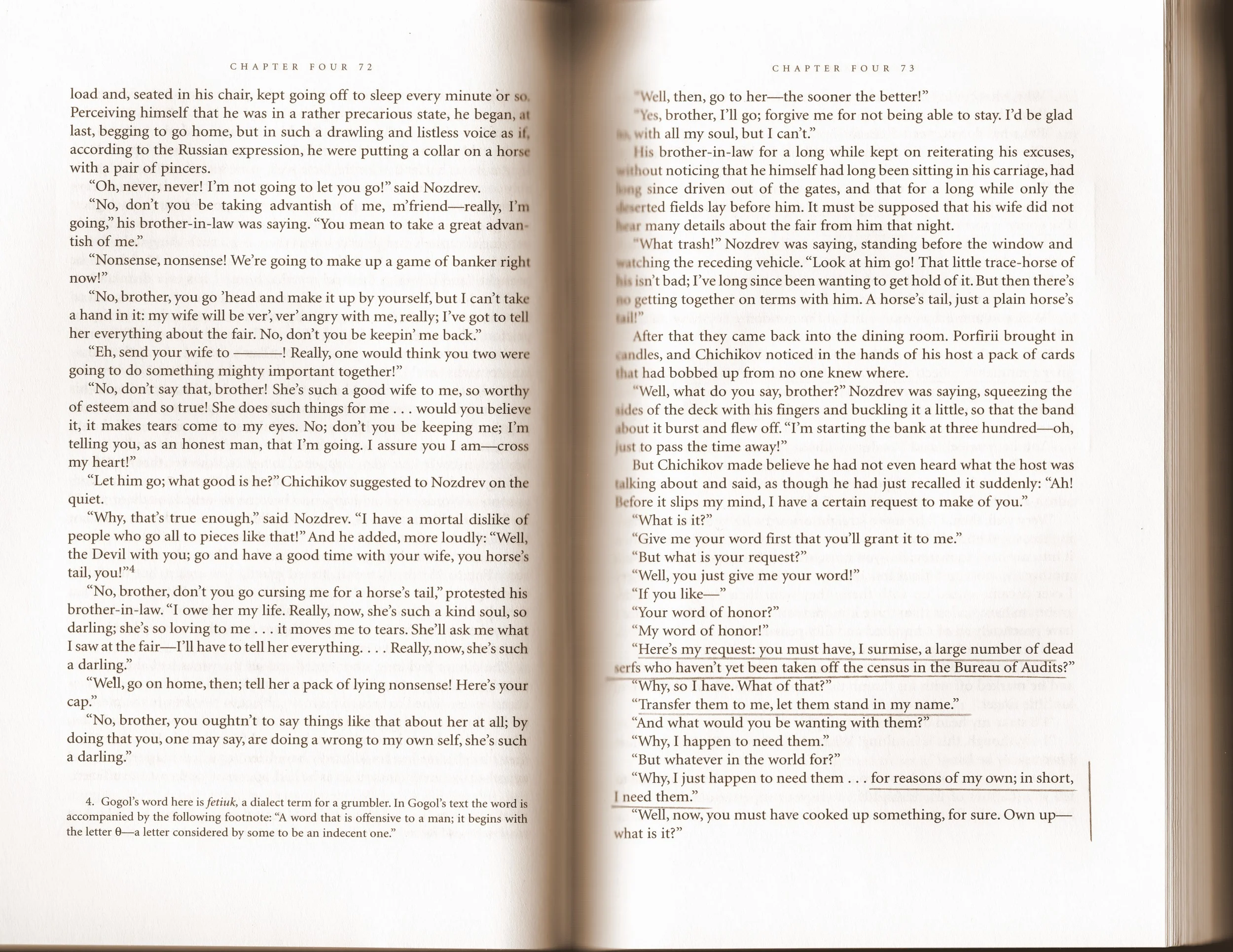 Nikolai Gogol, Dead Souls , translated by Bernard Guilbert Guerney, Yale University Press, 1996