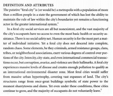 From Richard J. Norton, Feral Cities, 2003