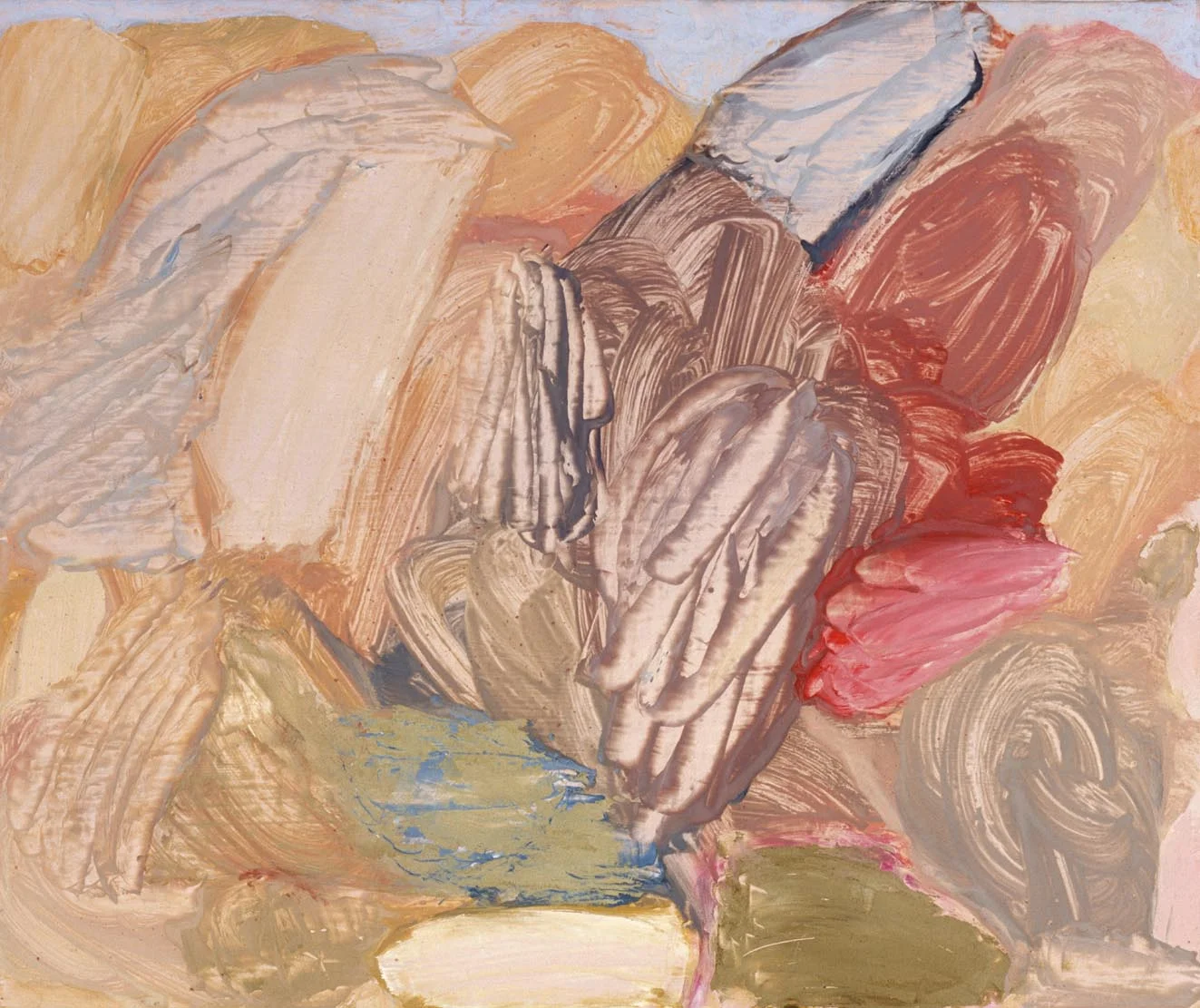 Flyende ljus mera värt än dunkel Katoava valo pimeyttä arvokkaampaa Disappearing Light, more Valuable than Darkness) 40,5 x 48 cm oil on canvas 2004 (photo: Henrik Schütt)