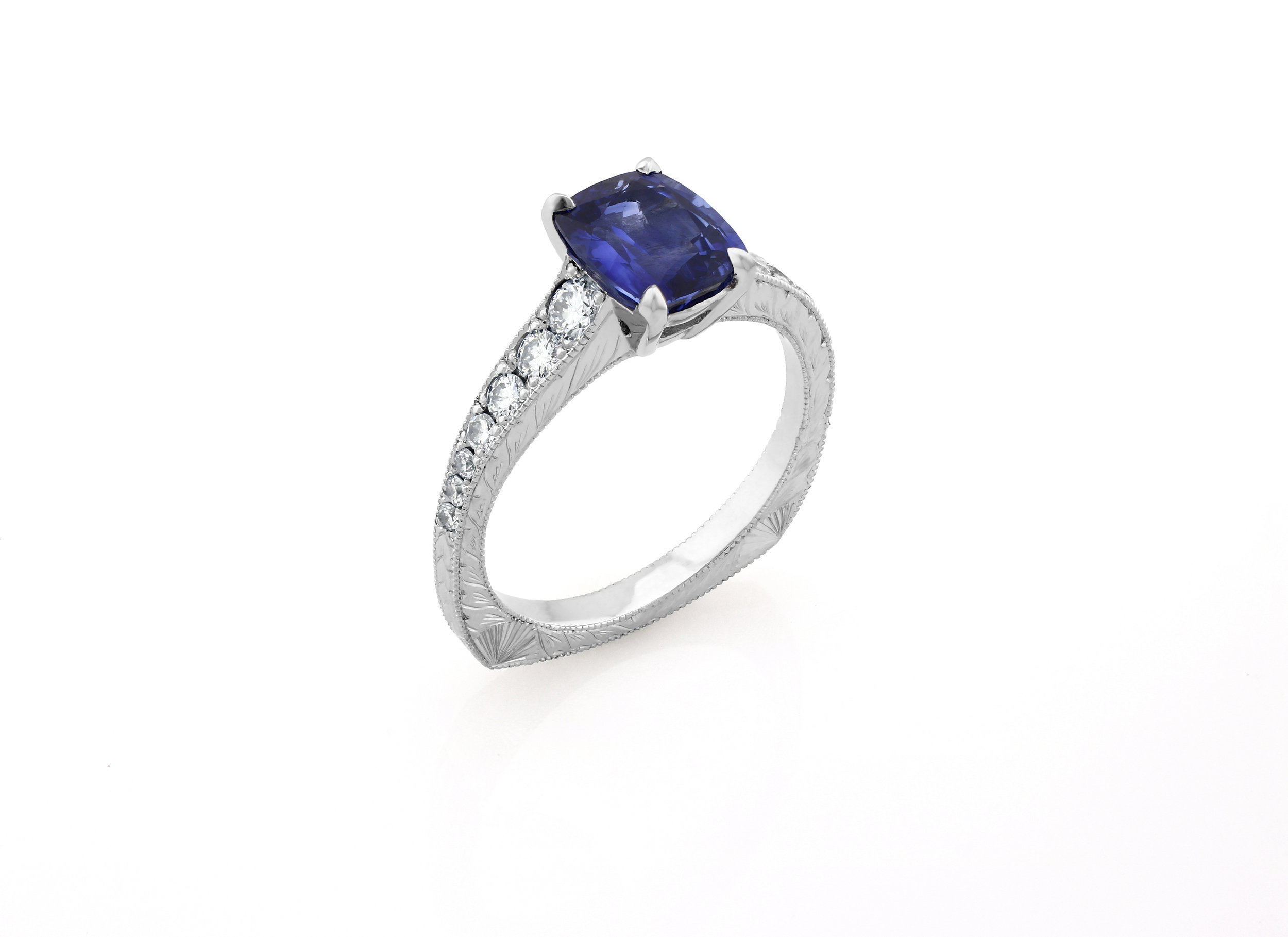 Custom Sapphire Ring, 2018