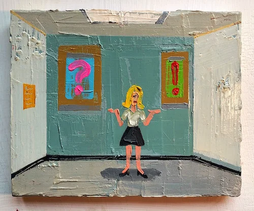 #58 Nathaniel Synge Murray Punctuation Oil on canvas 8.5 x 11 in 2015