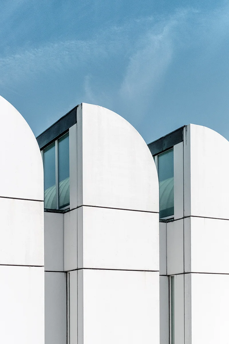 Bauhaus archiv building, designed by architect Walter Gropius.