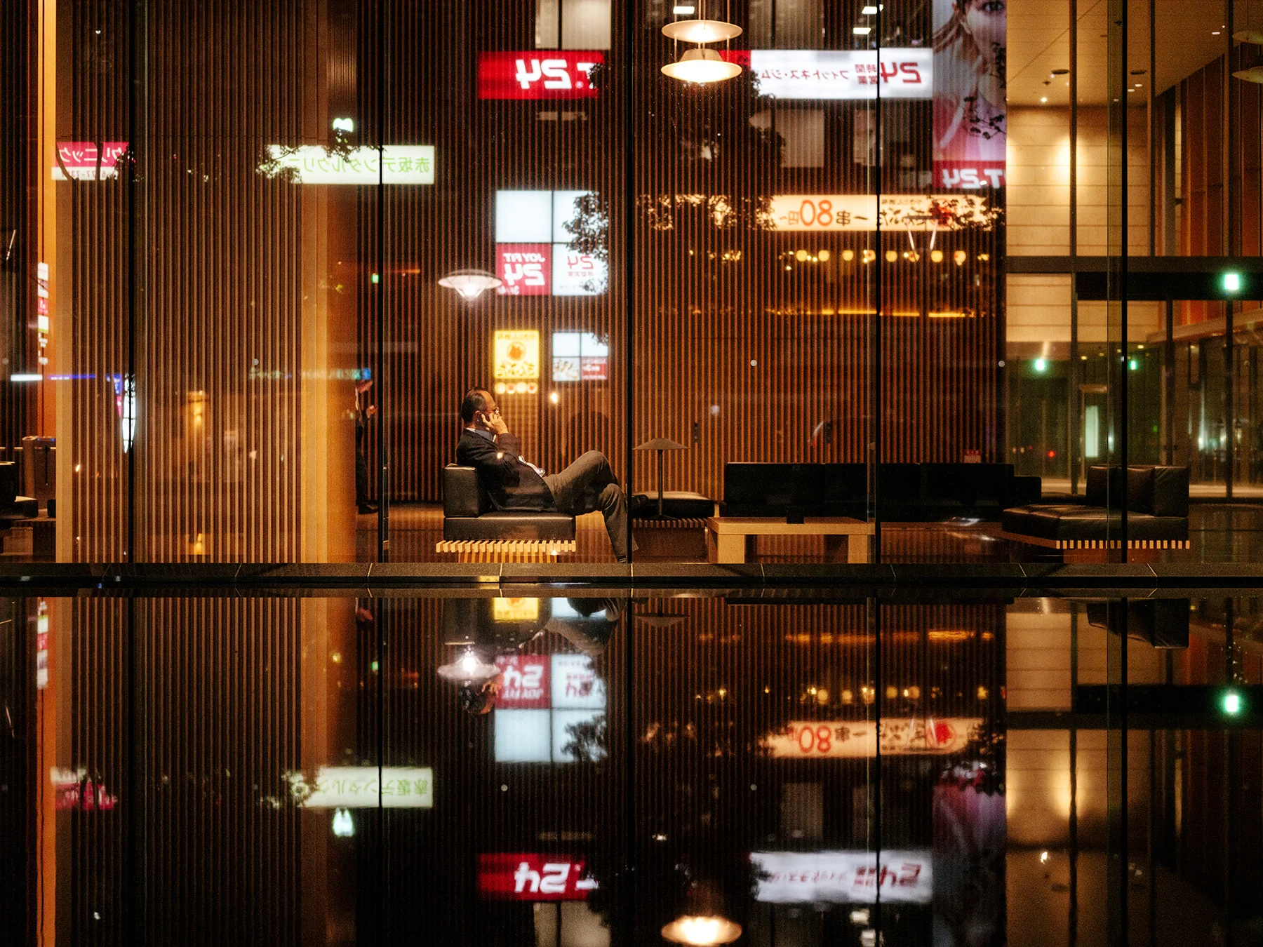 Tokyo never sleeps, there’s always a cog moving in the machine. Working long hours is a way of life in Japan, there’s even a word for those who work themselves to death: Karoshi .