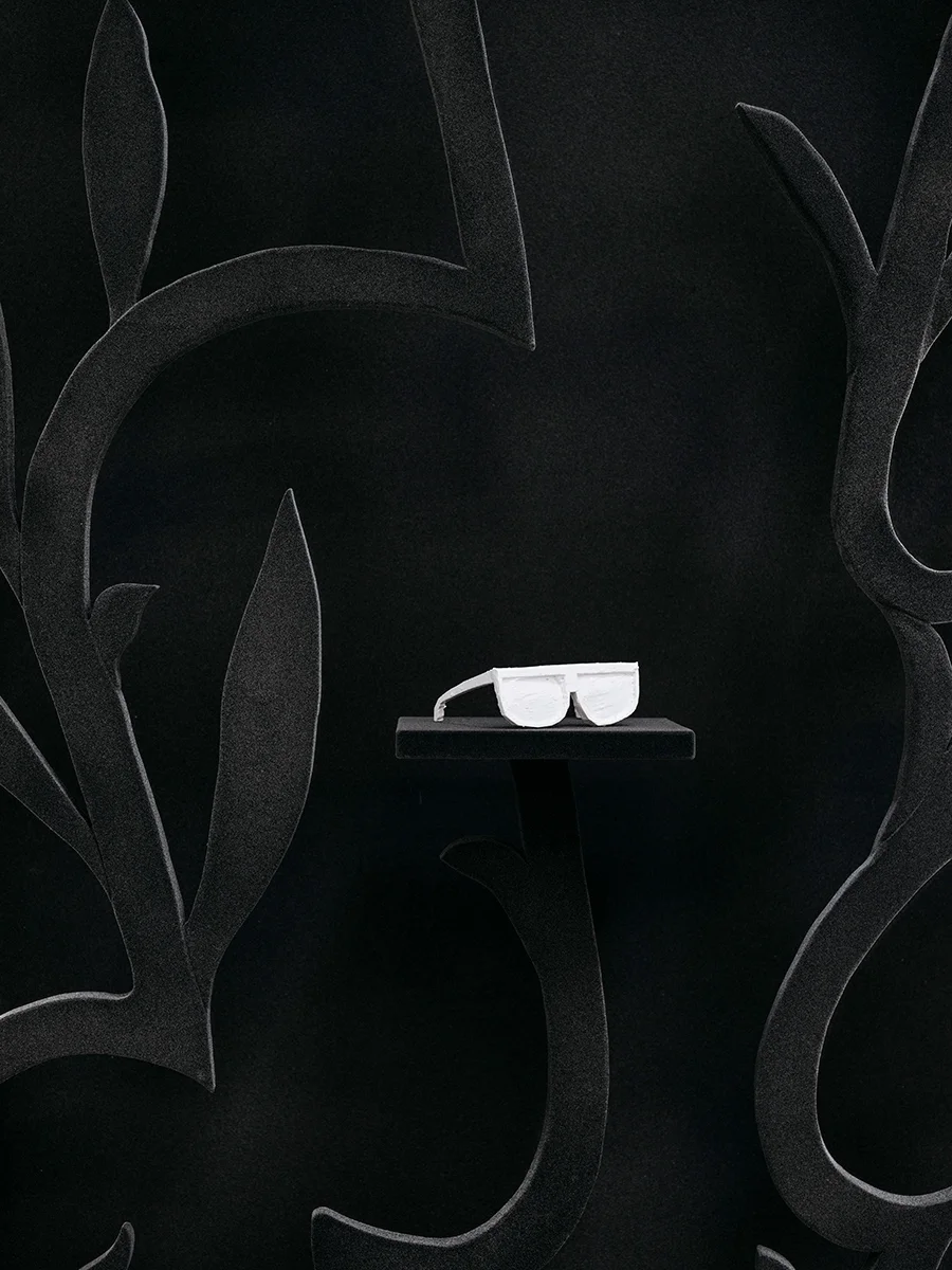 Deborah Bowmann, Étude pour paire de lunettes , 2018