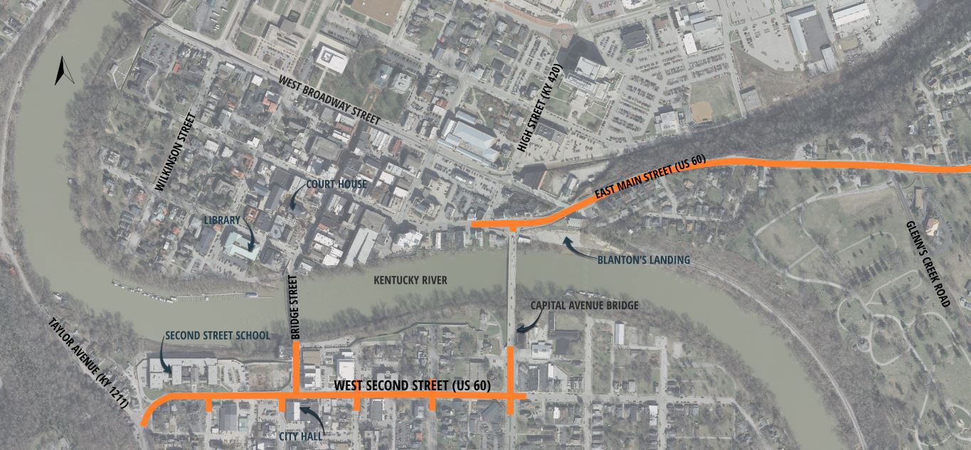 TIGER Grant Project Map
