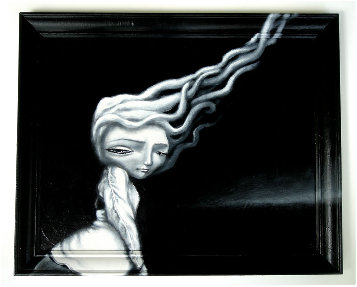 belle epoque, acrylic on wood panel, 26x33