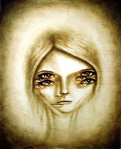 myriad I, mixed media on paper, 20x16 $400