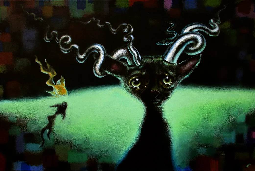 lake of brine, acrylic on canvas, 19x29 $700