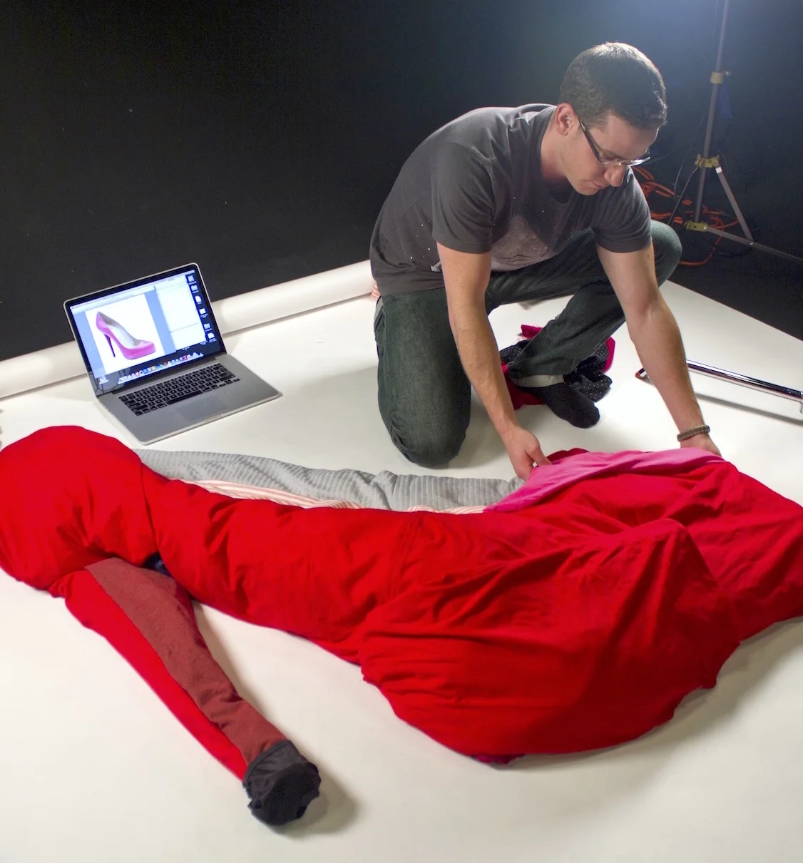 Constructing a 3D high heel